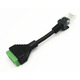 RJ45 коннектор с 4-пиновой клеммной колодкой 10 см Изображение