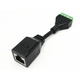 RJ45 гнездо с 4-пиновой клеммной колодкой 10 см Изображение