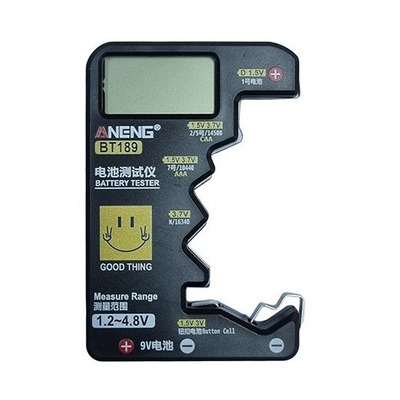 Цифровой тестер батареи LCD-BT189  AA/AAA/9V/1.5V Изображение