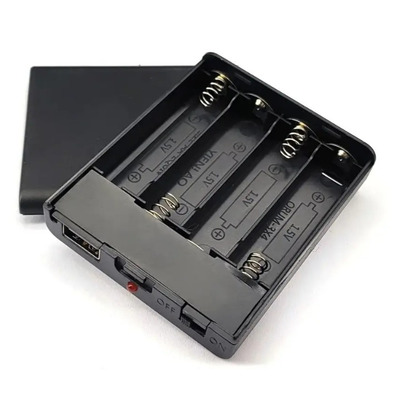 USB Бокс R6 AA 4 шт аккумулятора и батареек Изображение