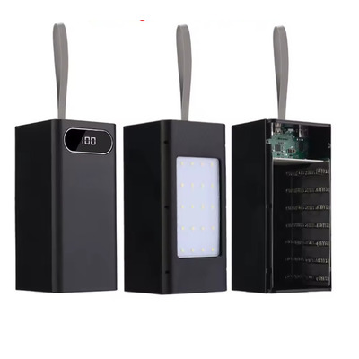 Корпус для повербанка 28 аккумулятора 18650 2хUSB+microUSB+Type-C 3А LCD экран (без аккумуляторов) Изображение