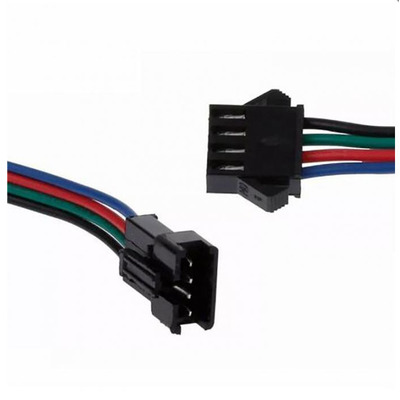 Разъем питания для светодиодной ленты 4pin JST SM 4 15см -10 пар Изображение