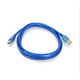 USB 3.0 AM/AM (папа-папа) 1,5 м синий Изображение