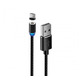 Магнитная зарядка USB-micro USB 1м с магнитной головкой Изображение