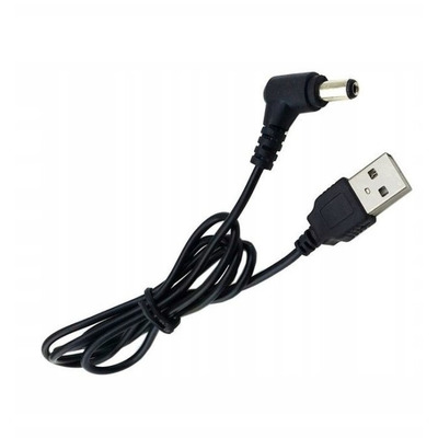 Кабель USB папа- Power 5,5/2,1 mm 90 градусов 1метр переходник Изображение