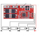 BMS 4S контроллер  Li-Ion 18650 14,8 V  30A заряда/разряда Макс 40 А Изображение