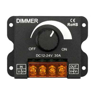 Диммер PWM 12-24 V 30A для светодиодной ленты Изображение