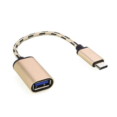 OTG USB 3.1 AF - Type-C тканевая оплетка Изображение