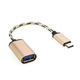 OTG USB 3.1 AF - Type-C тканевая оплетка Изображение
