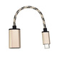 OTG USB 3.1 AF - Type-C тканевая оплетка Изображение