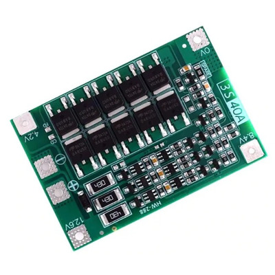 BMS контроллер 3S Li-Ion 18650 12.6V 40A заряда/разряда Изображение
