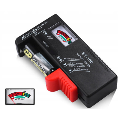 Тестер батареек аккумуляторов BT-168 1-9В Изображение