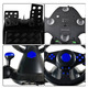 Руль с педалями 3в1 Vibration Steering wheel педалями газа тормоза мультимедийный универсальный джойстик-руль Изображение