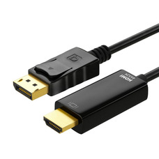 Переходник штекер 4K Display Port - гнездо HDMI 25 см Изображение