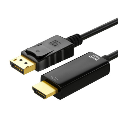 Переходник штекер 4K Display Port - гнездо HDMI 25 см Изображение
