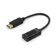 Переходник штекер 4K Display Port - гнездо HDMI 25 см Изображение