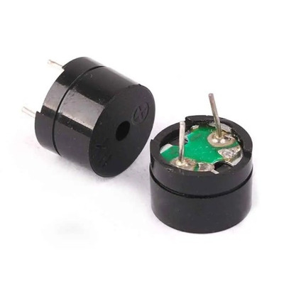 Зуммер звуковой пассивный 12В 12х8,5мм 16 Ом 12V динамик, сигнал, пищалка buzzer Изображение
