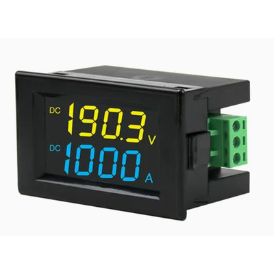 Вольтметр-амперметр D85-3051AG  DC 0-600V/0-200A с шунтом Изображение