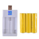 Зарядное устройство на 3 аккумулятора AA R6 ,AAA R3 от USB Изображение