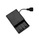 Бокс с кабелем USB для 4 шт аккумулятора и батареек R6(AA) Изображение