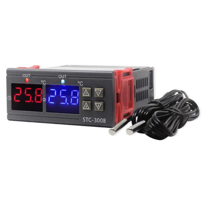 Терморегулятор STC 3008 от -55 до 110°C 220V Изображение