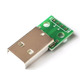 USB разъем папа на плате Изображение