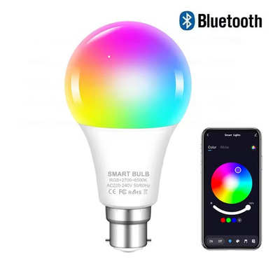 Лампа LED цветная RGB с управлением со смартфона Изображение