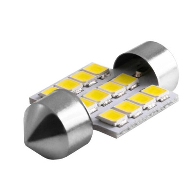 Автолампа светодиодная C5W 31mm-12SMD-3528 Изображение