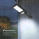 Уличный фонарь solar sensor light BK120-6COB с датчиком движения и пультом Изображение