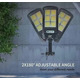 Уличный фонарь solar sensor light BK120-6COB с датчиком движения и пультом Изображение