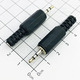 Разъем штекер jack 3.5 mm 3 pin папа под пайку Изображение