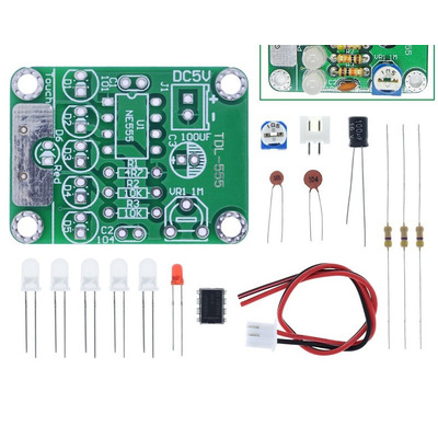 Набор DIY для сборки сенсорная светодиодная LED лампа с задержкой, 5В, регулируемая от 3 до 130 секунд Изображение