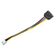 Переходник 15 pin SATA power - 4 pin(малый) Изображение