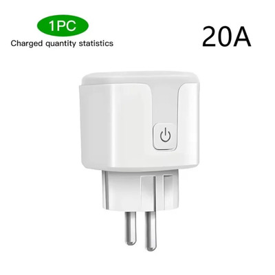 Wifi умная смарт розетка Tuya smart 20A Изображение