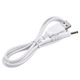 USB папа- Power 3,5/1,35 mm 1,5 метр белый Изображение