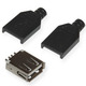 Гнездо USB тип A на кабель в корпусе Изображение