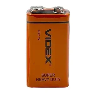 Батарейка Крона Videx 6F22 9V +40% Lifetime Изображение