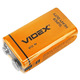 Батарейка Крона Videx 6F22 9V +40% Lifetime Изображение