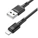 USB lighting Кабель HOCO X83 1м черный Изображение