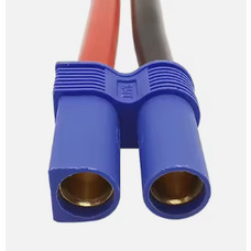 Разъём EC5 мама с кабелем 12 AWG, 10 см, DC, для аккумуляторов Изображение