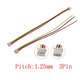 Кабель 3 pin с разъёмом шаг 1.25 мм Изображение