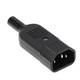 Сетевой разъём IEC C14 (папа), кабельный, 3-контактный, 10A 250V Изображение