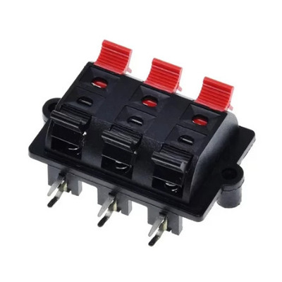 Коннектор для колонок 6pin зажимной Изображение