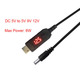 USB преобразователь DC 5V в 9V 12V с переходником Изображение