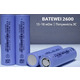 Аккумулятор 18650 Li-Ion Batewei 2600 mAh фиолетовый Изображение