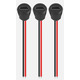 Врезной разъем USB Type C черный круглый 2 пин с проводами гнездо мама Изображение