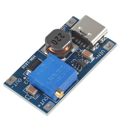 MT3608 преобразователь повышающий Модуль питания 2A DC-DC Type-C Изображение