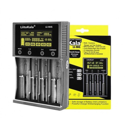 Зарядное устройство Lii-M4S 1.2V/3.7V/3.2V/3.85V 21700 18650 14500 Изображение