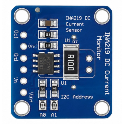Датчик тока и мощности INA219 (двунаправленный, I2C, Zero Drift) Изображение