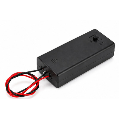 Бокс с кабелем для 2 шт аккумулятора и батареек R6(AA) Изображение